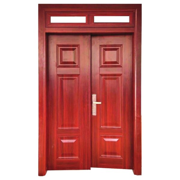 Cửa Thép Vân Gỗ 2 Cánh TA-2C-H1