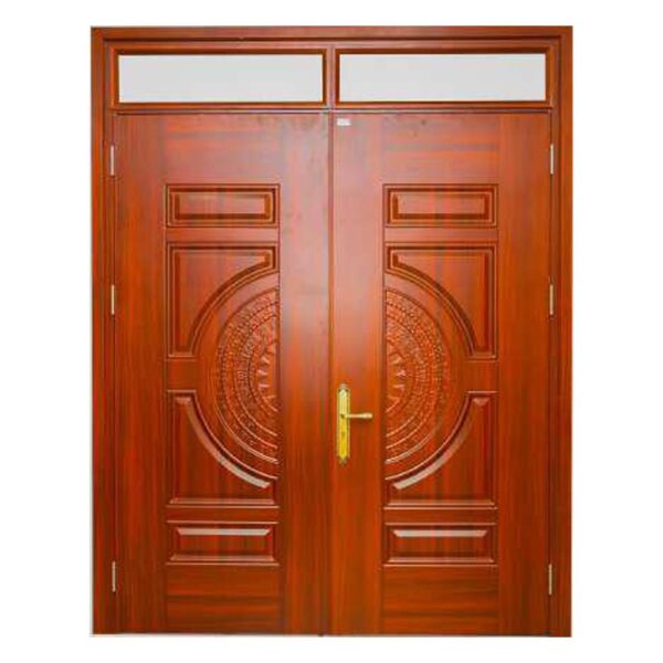 Cửa Thép Vân Gỗ 2 Cánh TA-2C-TD1