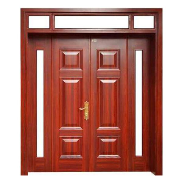 Cửa Thép Vân Gỗ 2 Cánh TA-4C-H1-HOOK